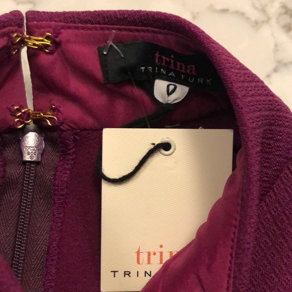 Trina Turk Camari Choker Dress, size 0, NEW.